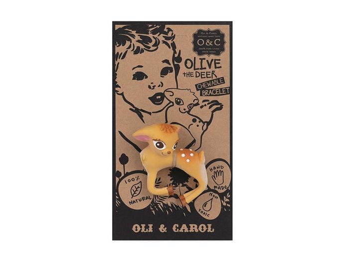 OLI & CAROL Bracelet de Dentition Olive la Biche - Ds la Naissance (5)