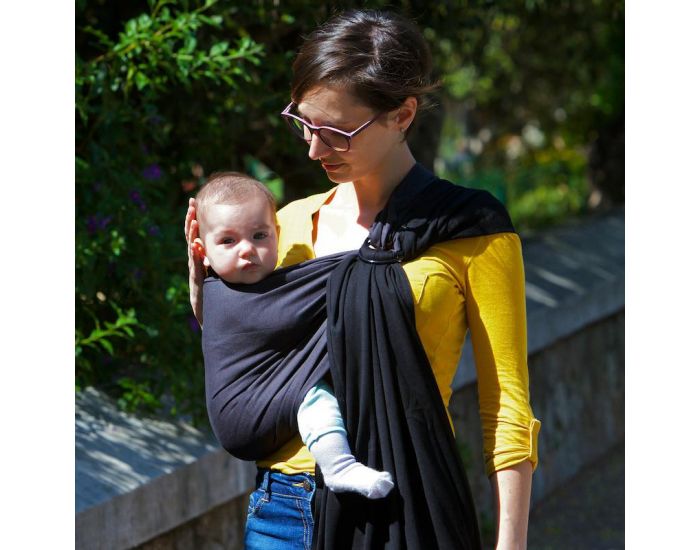 LOVE RADIUS La Petite Echarpe Sans Noeud - Anthracite R�versible (2)