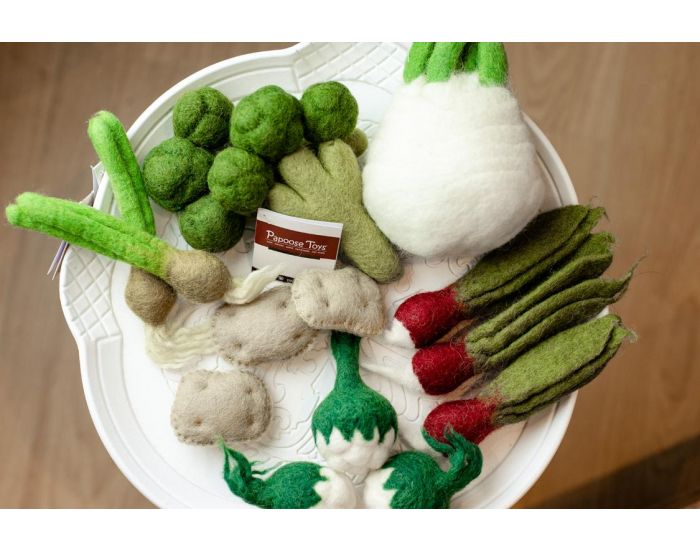 PAPOOSE TOYS Mini L�gumes en Laine Feutr�e - 3 Oignons - D�s 3 ans (4)