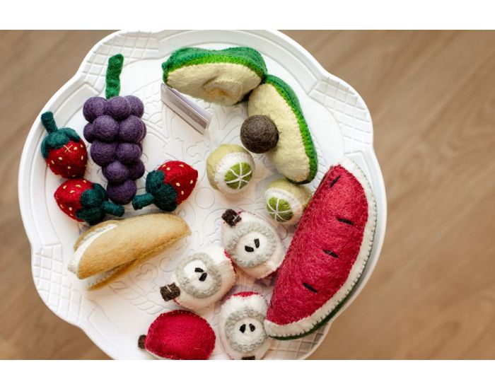 PAPOOSE TOYS L�gumes en Laine Feutr�e - Avocat - D�s 3 ans (4)