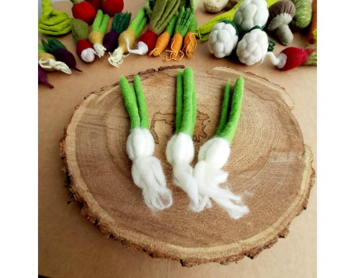 PAPOOSE TOYS Mini L�gumes en Laine Feutr�e - 3 Ails - D�s 3 ans (3)