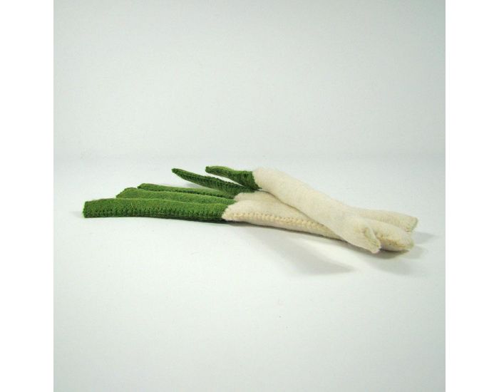 PAPOOSE TOYS L�gumes en Laine Feutr�e - 3 Poireaux - D�s 3 ans (2)
