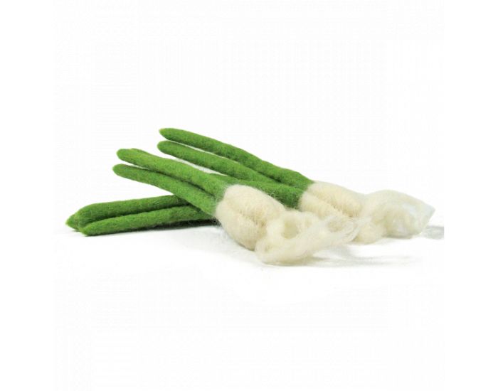 PAPOOSE TOYS L�gumes en Laine Feutr�e - 3 Poireaux - D�s 3 ans (5)