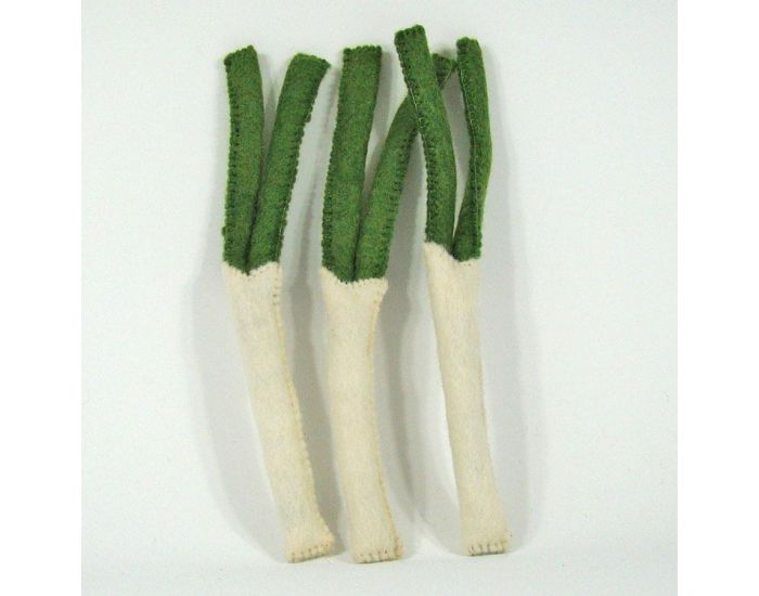 PAPOOSE TOYS L�gumes en Laine Feutr�e - 3 Poireaux - D�s 3 ans (6)