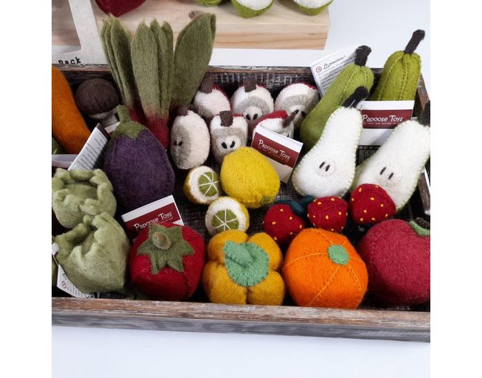 PAPOOSE TOYS Fruits en Laine Feutr�e - 3 Poires - D�s 3 ans (2)