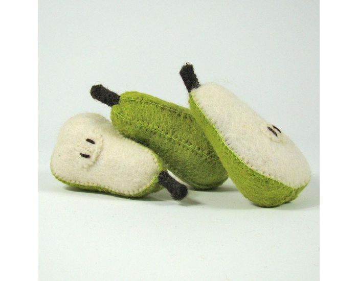 PAPOOSE TOYS Fruits en Laine Feutr�e - 3 Poires - D�s 3 ans (11)