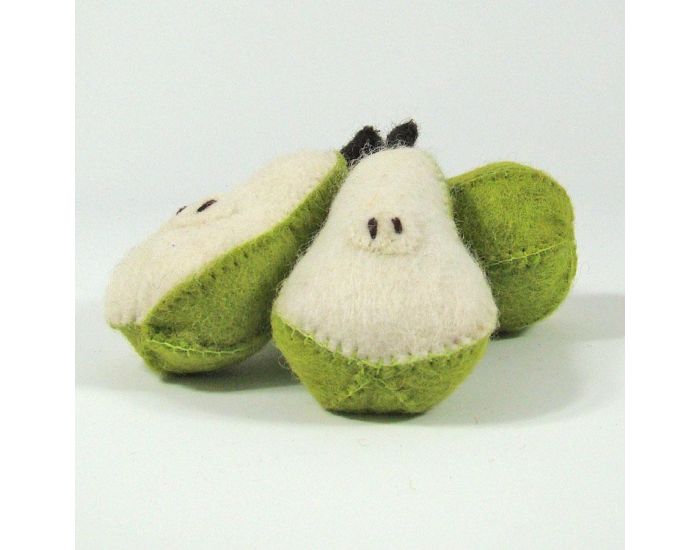 PAPOOSE TOYS Fruits en Laine Feutr�e - 3 Poires - D�s 3 ans (6)