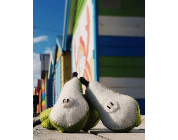 PAPOOSE TOYS Fruits en Laine Feutr�e - 3 Poires - D�s 3 ans (8)