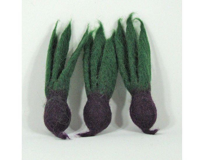 PAPOOSE TOYS Mini L�gumes en Laine Feutr�e - 3 Betteraves - D�s 3 ans (12)