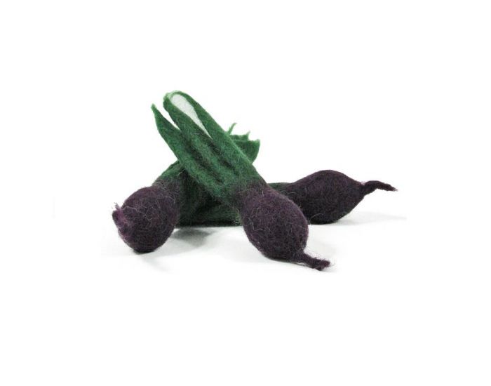 PAPOOSE TOYS Mini L�gumes en Laine Feutr�e - 3 Betteraves - D�s 3 ans (7)