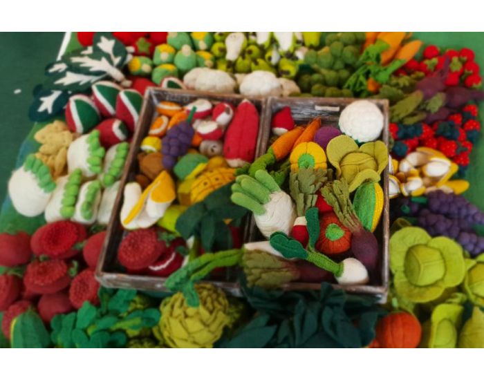PAPOOSE TOYS L�gumes en Laine Feutr�e - Fenouil - D�s 3 ans (6)