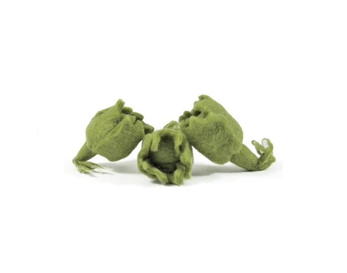 PAPOOSE TOYS Mini L�gumes en Laine Feutr�e - 3 Choux - D�s 3 ans (1)
