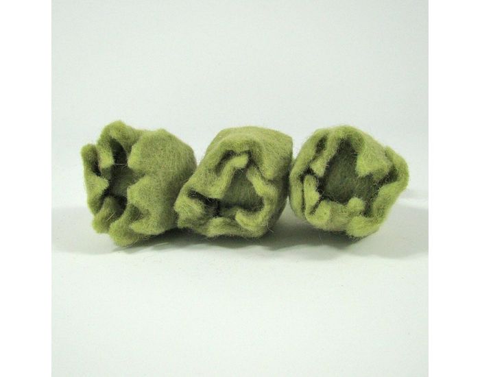 PAPOOSE TOYS Mini L�gumes en Laine Feutr�e - 3 Choux - D�s 3 ans (4)