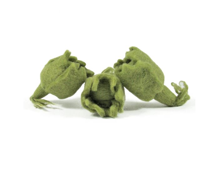 PAPOOSE TOYS Mini L�gumes en Laine Feutr�e - 3 Choux - D�s 3 ans (6)