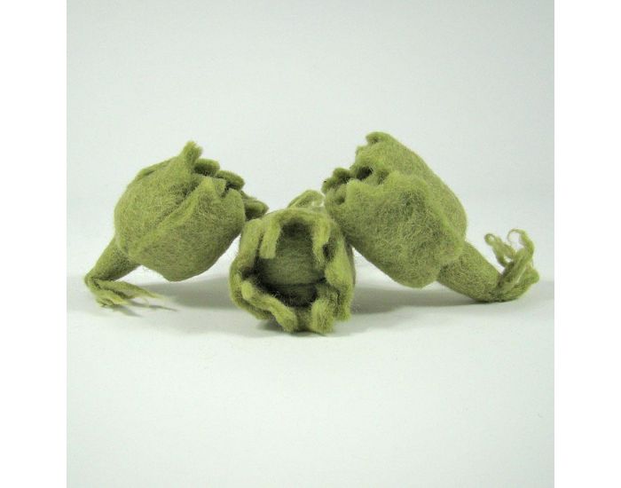 PAPOOSE TOYS Mini L�gumes en Laine Feutr�e - 3 Choux - D�s 3 ans (7)