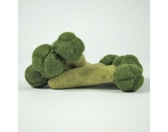 PAPOOSE TOYS L�gumes en Laine Feutr�e - 2 Brocolis - D�s 3 ans (8)