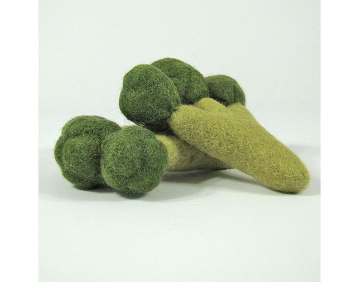 PAPOOSE TOYS L�gumes en Laine Feutr�e - 2 Brocolis - D�s 3 ans (9)