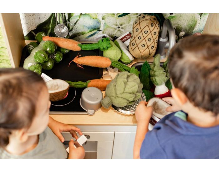 PAPOOSE TOYS Fruit en Laine Feutr�e - Noix de Coco - D�s 3 ans (4)