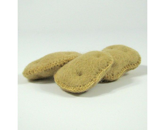 PAPOOSE TOYS L�gumes en Laine Feutr�e - 3 Pommes de Terre - D�s 3 ans (12)