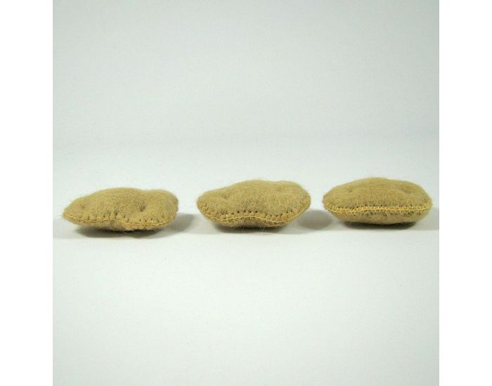 PAPOOSE TOYS L�gumes en Laine Feutr�e - 3 Pommes de Terre - D�s 3 ans (10)