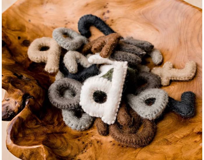 PAPOOSE TOYS Alphabet en Laine Feutr�e - Les Minuscules - D�s 3 ans (5)
