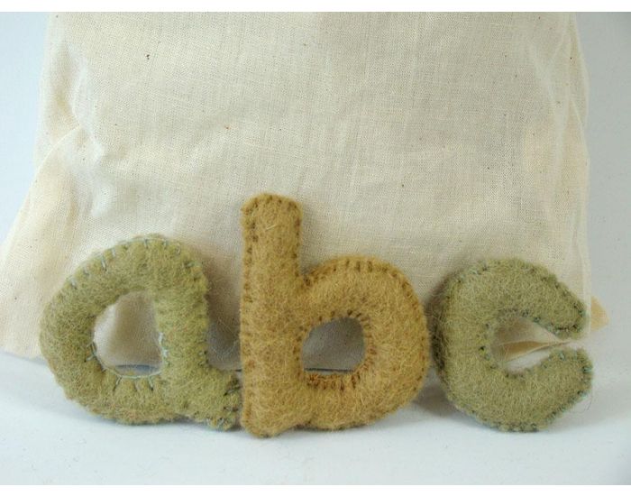 PAPOOSE TOYS Alphabet en Laine Feutr�e - Les Minuscules - D�s 3 ans (7)