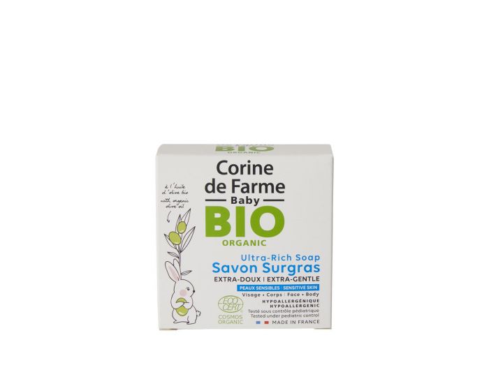 CORINE DE FARME Savon Surgras Extra-Doux Certifi Bio - 100g (1)