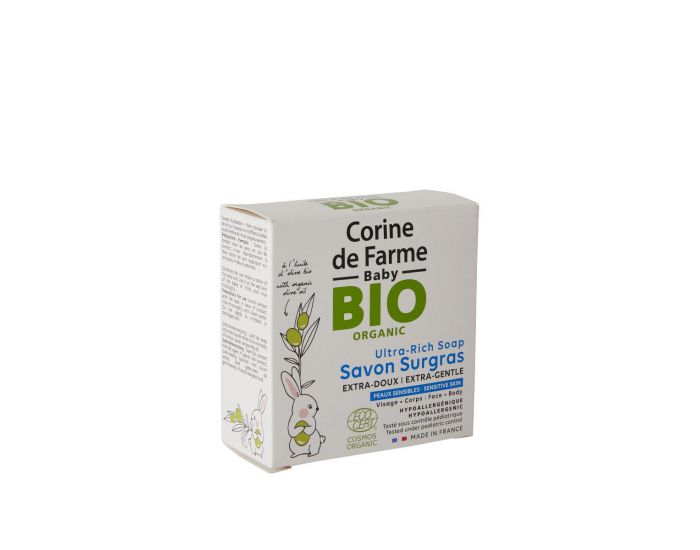 CORINE DE FARME Savon Surgras Extra-Doux Certifi Bio - 100g (2)