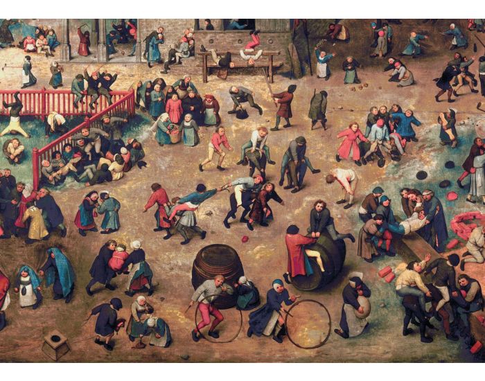 MICH�LE WILSON Puzzle Jeux d'Enfants de Bruegel - 100 Pi�ces - D�s 8 ans (1)
