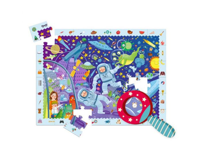 MIDEER Puzzle D�tective Espace - D�s 3 ans (1)