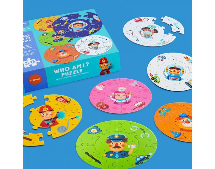 MIDEER Puzzle Qui Suis-Je - D�s 3 ans  (1)