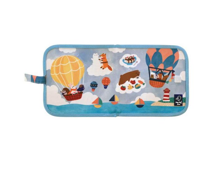 JAQ JAQ BIRD Cahier Ardoise Montgolfi�re + 4 Craies Z�ro Poussi�re - D�s 3 ans (3)