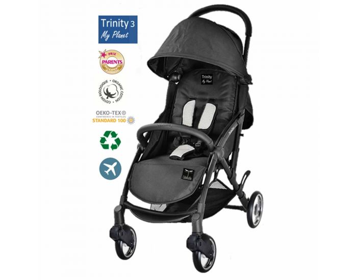 LIBELLULE Trinity 3 GOMME My Planet Poussette Citadine Innovante Et Eco-Responsable (7)