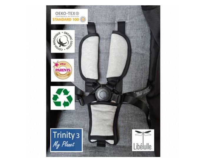 LIBELLULE Trinity 3 GOMME My Planet Poussette Citadine Innovante Et Eco-Responsable (9)