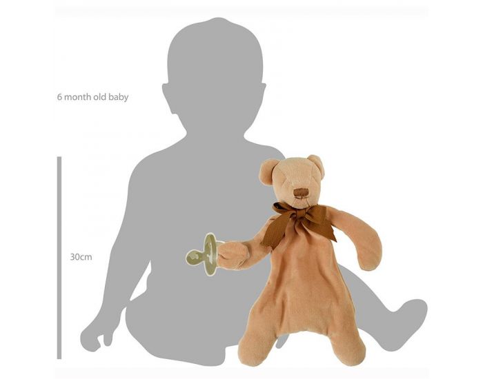 MAUD'N LIL Doudou Ours Bio en Boite Cadeau (2)