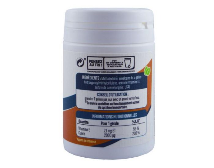 JOLIVIA Cuivre - 60 G�lules De 2 Mg (2)