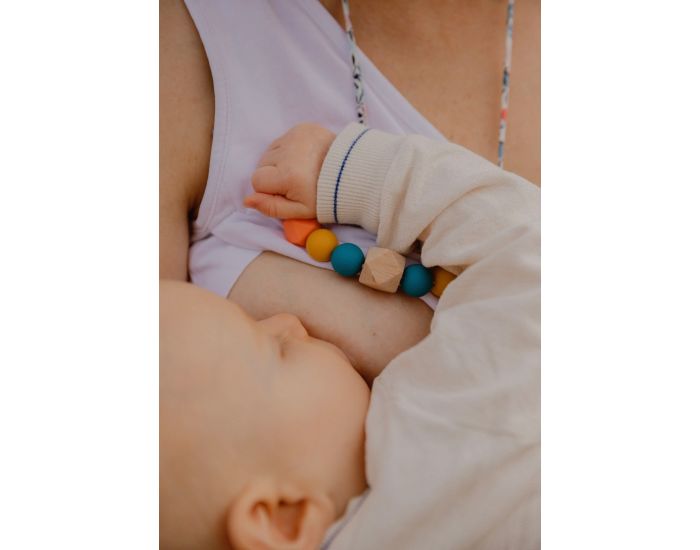 MAWEN MATERNE Collier d'Allaitement, de Dentition - Soleil Sucr�  (1)