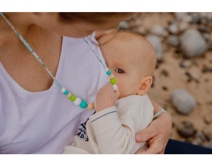 MAWEN MATERNE Collier d'Allaitement, de Dentition - Bora Bora  (1)