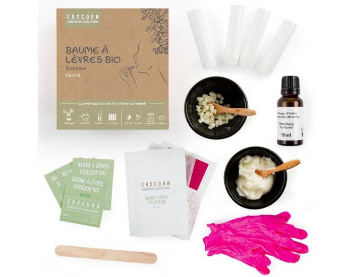COSCOON Baumes � L�vres Bio - Coffret Cosm�tique Maison (4)