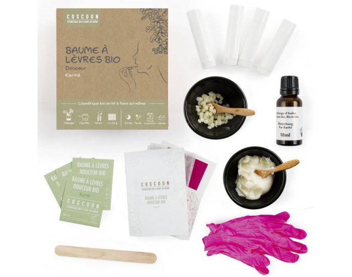 COSCOON Baumes � L�vres Bio - Coffret Cosm�tique Maison (7)