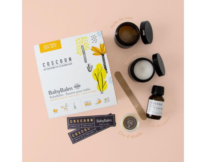 COSCOON Baume B�b� Bio � Faire Soi M�me - Coffret Cosm�tique Maison (11)