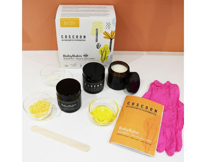 COSCOON Baume B�b� Bio � Faire Soi M�me - Coffret Cosm�tique Maison (13)