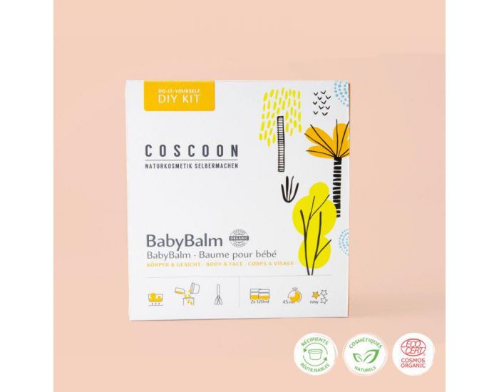 COSCOON Baume B�b� Bio � Faire Soi M�me - Coffret Cosm�tique Maison (14)