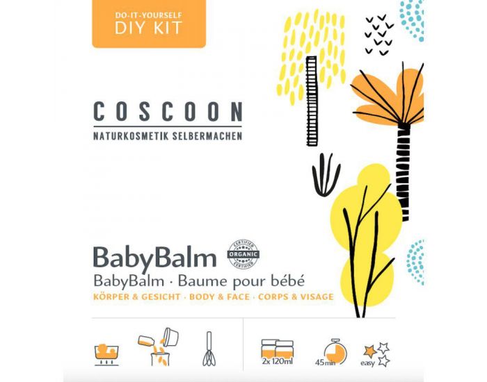 COSCOON Baume B�b� Bio � Faire Soi M�me - Coffret Cosm�tique Maison (15)