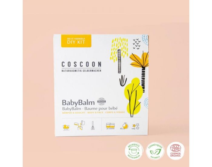 COSCOON Baume B�b� Bio � Faire Soi M�me - Coffret Cosm�tique Maison (7)