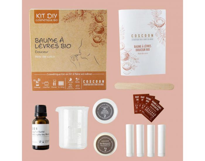 COSCOON Baume � L�vres Bio Parfum Coco - Coffret Cosmetique Maison (11)