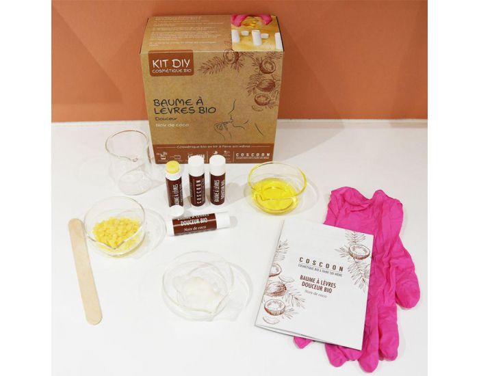 COSCOON Baume � L�vres Bio Parfum Coco - Coffret Cosmetique Maison (14)