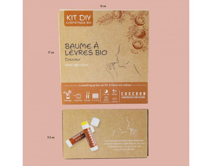 COSCOON Baume � L�vres Bio Parfum Coco - Coffret Cosmetique Maison (6)