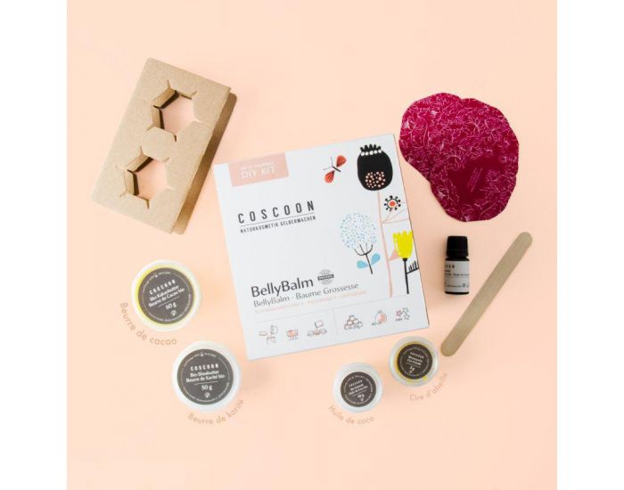COSCOON Baume Bio Femme Enceinte - Coffret Cosm�tique Maison (3)