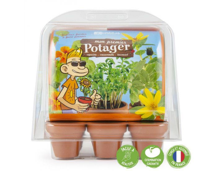 RADIS ET CAPUCINE Mini Serre plastique recycl�- Mon premier Jardin (1)